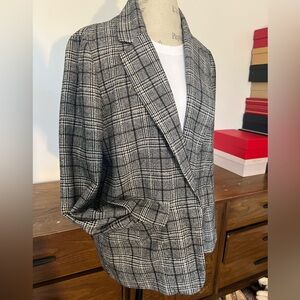 Woven Tweed Blazer Size Large
